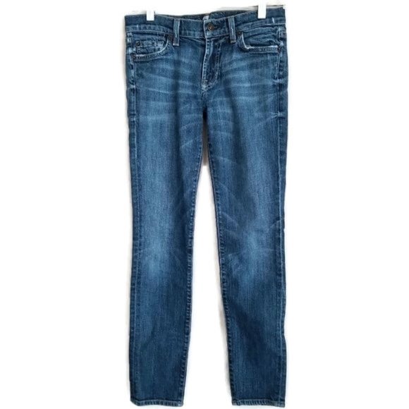 7 FOR ALL MANKIND ORGANIC COTTON SUPER SKINNY JEAN - Picture 3 of 9